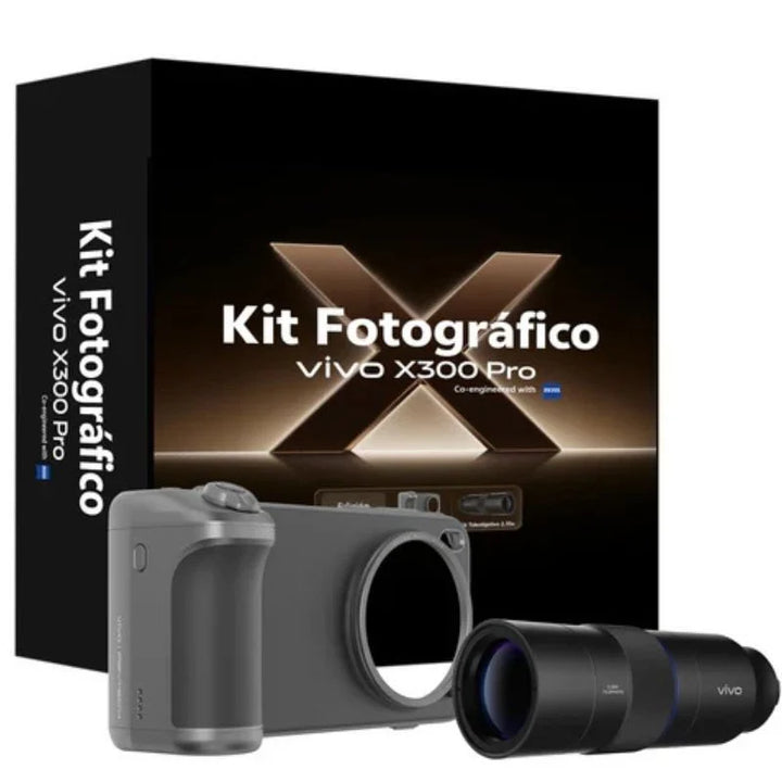 Kit cámara Vivo X300 Pro con extensor ZEISS 2,35x y empuñadura profesional