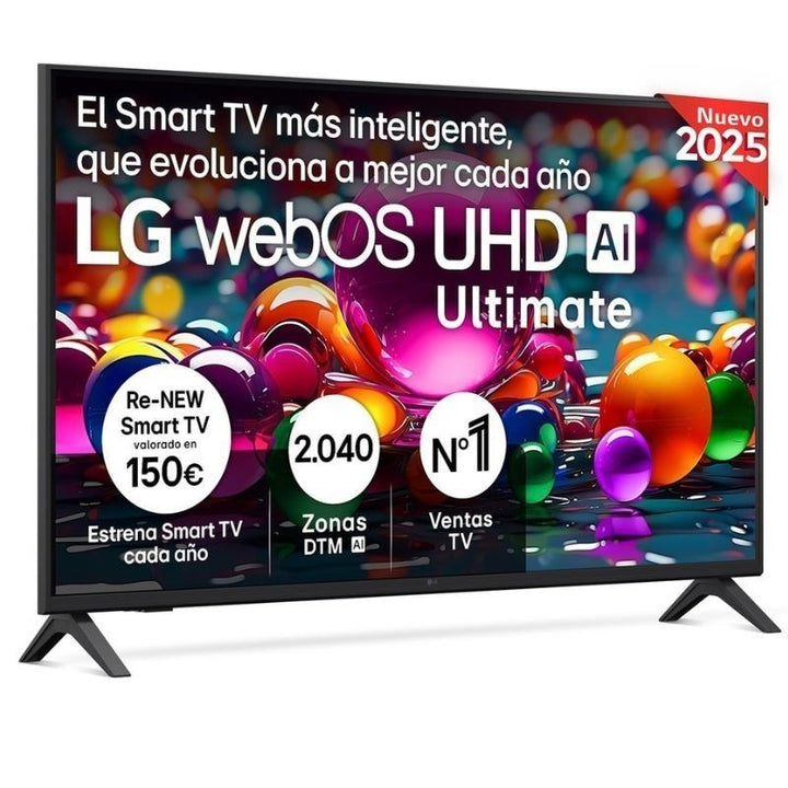 LG LED 50UA74006LB 50" Smart Tv 4K Ultra HD AI HDR10 sin marco AirPlay 2 Bluetooth