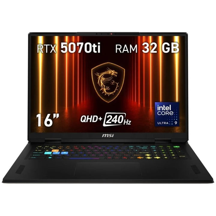MSI Katana 16 HX AI A2XWHG-241ES - 16" - Intel Core Ulta 9-275HX - 32GB - 1TB SSD - GeForce RTX 5070 Ti - W11