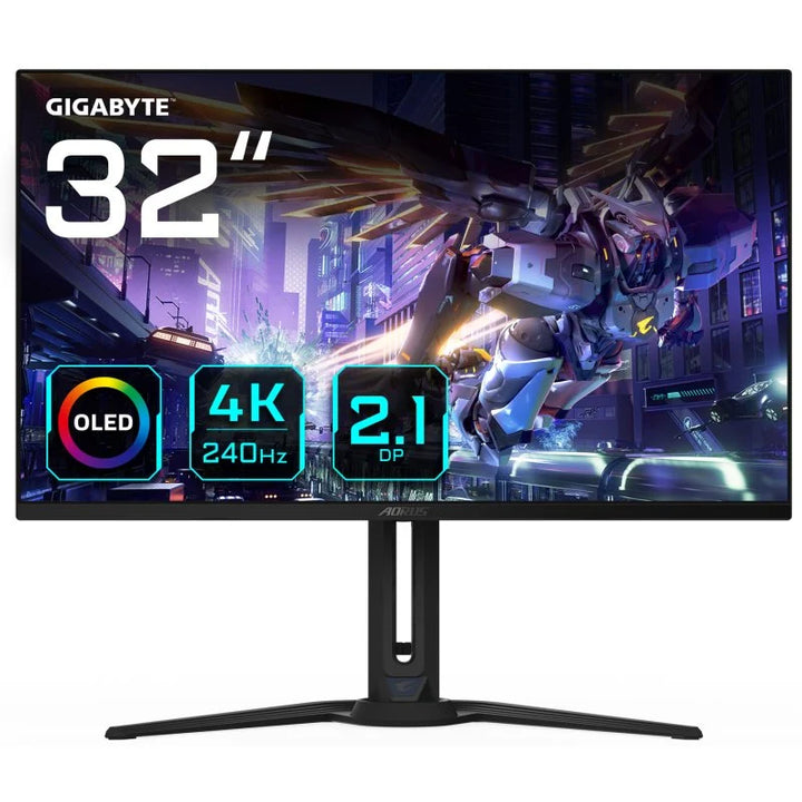 Monitor Gigabyte AORUS FO32U2P 31.5" QD-OLED UltraHD 4K 240Hz FreeSync Premium