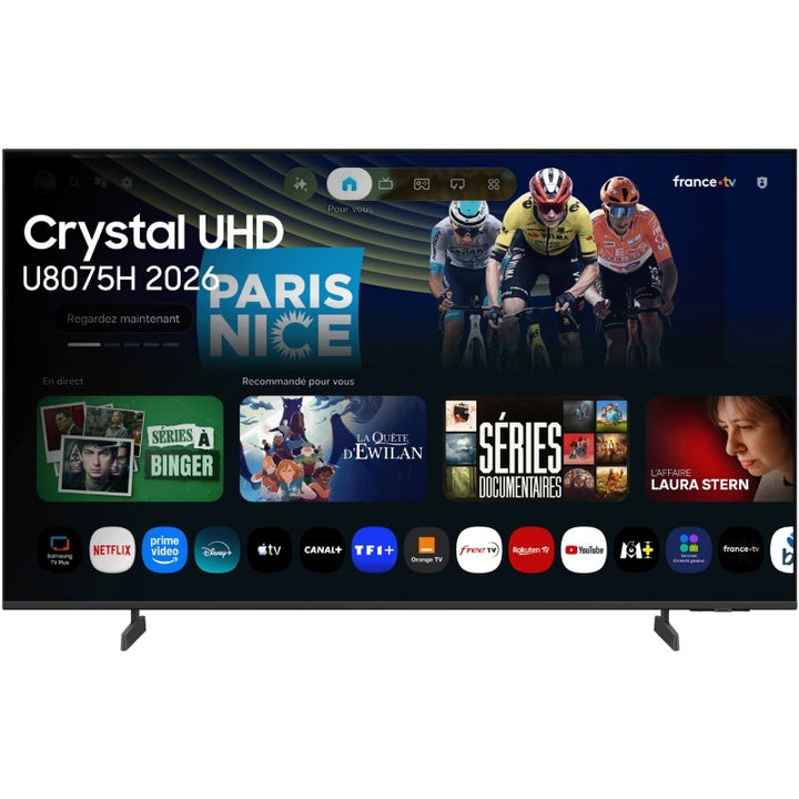 Samsung LED Crystal U8075H 50" Smart TV 4K AI UltraHD 50Hz Tizen HDR10