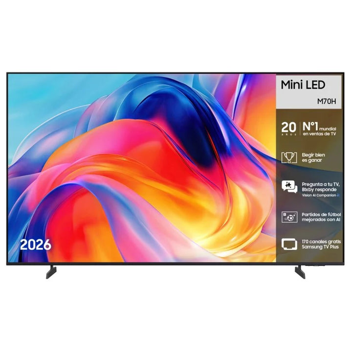 Samsung Mini LED TU55M70HAUXXC 55" Smart Tv 4K UltraHD 50Hz Tizen HDR10+ Gaming Hub