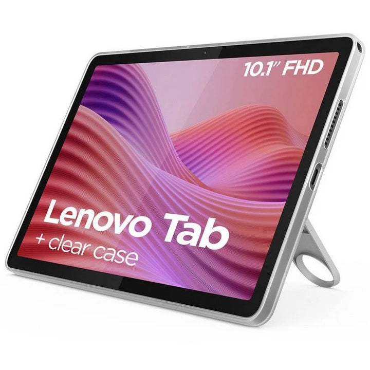 Lenovo Tab 10.1" WiFi Gris + Funda Transparente con Soporte (128GB+4GB)