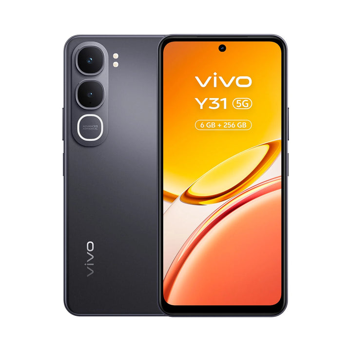 Vivo Y31 Negro 5G - 256GB - 6GB - Batería 6500mAh