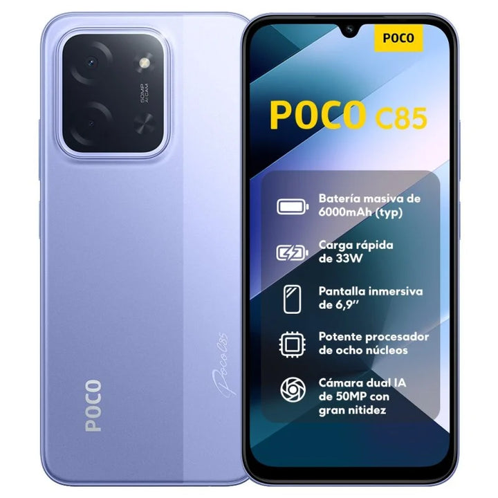 Xiaomi POCO C85 Morado - 256GB - 8GB