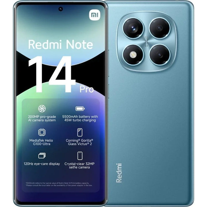 Xiaomi Redmi Note 14 Pro 4G Azul - 256GB - 8GB