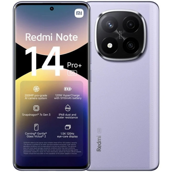 Xiaomi Redmi Note 14 Pro Plus 5G Violeta Lavanda - 256GB - 12GB