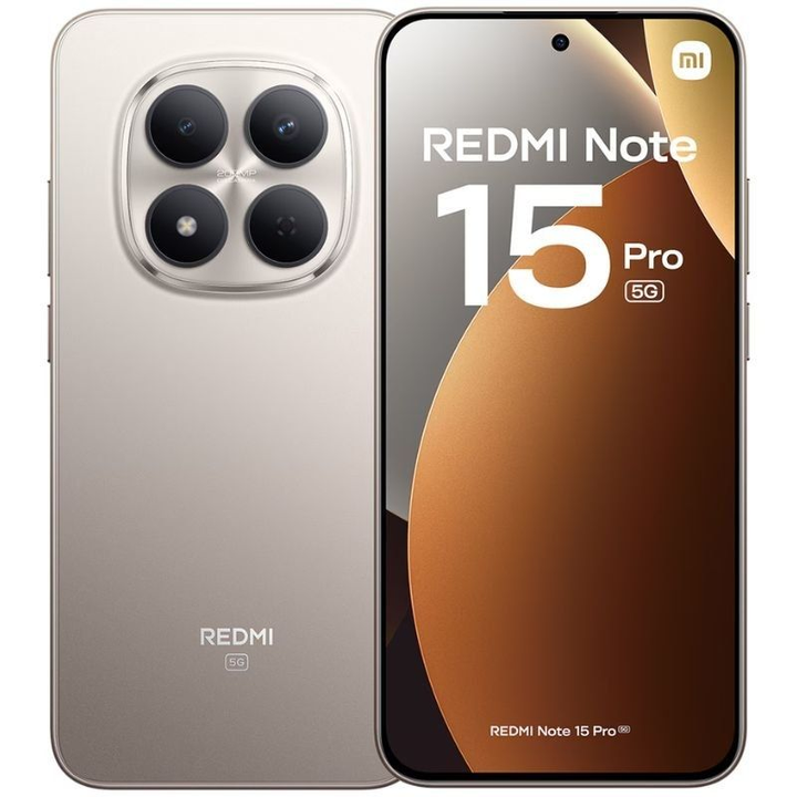 Xiaomi Redmi Note 15 Pro 5G - 512GB - 12GB - Dual SIM 200MP IP68 HyperOS 2 Titanio