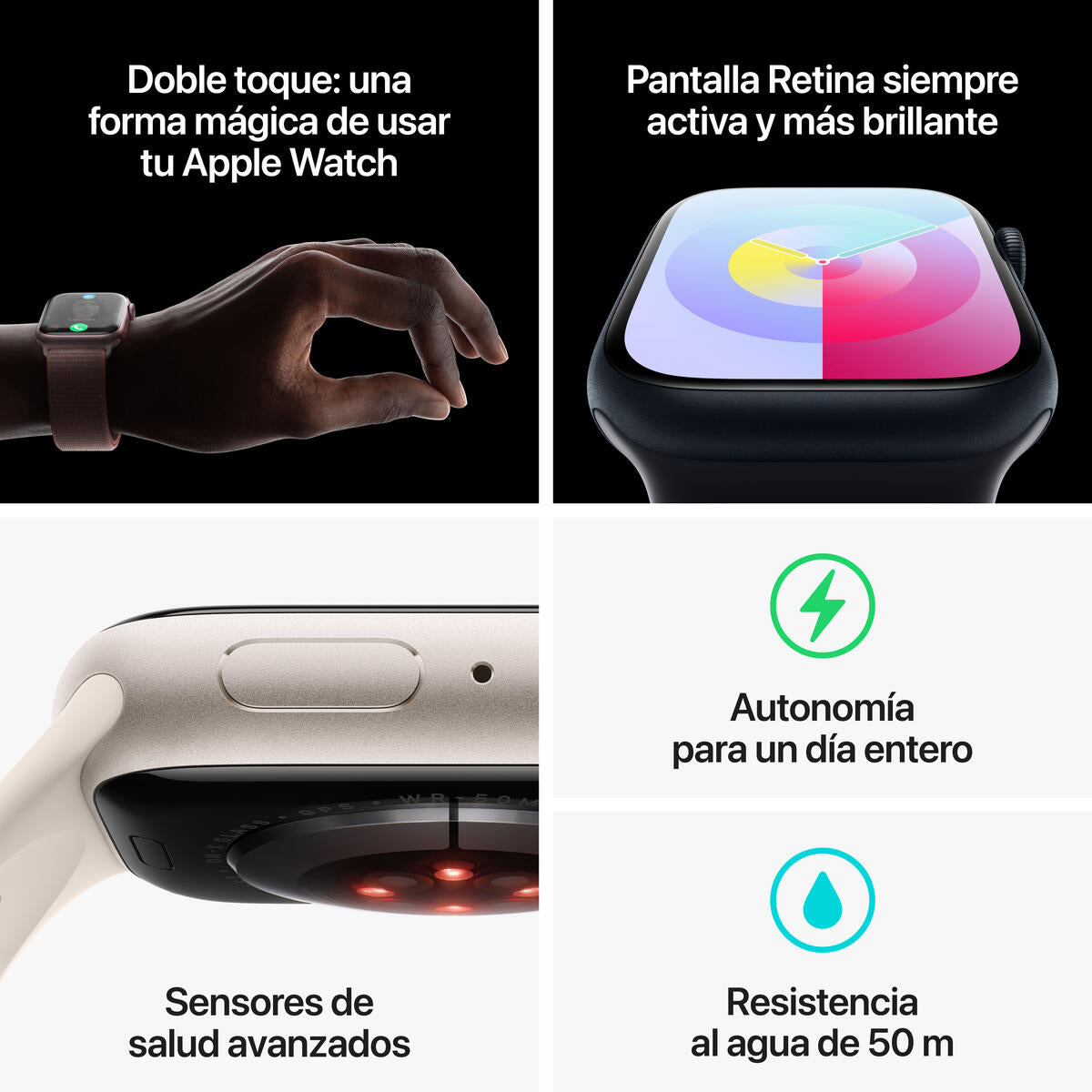 Apple Watch Series GPS 41mm Caja Aluminio Rosa correa
