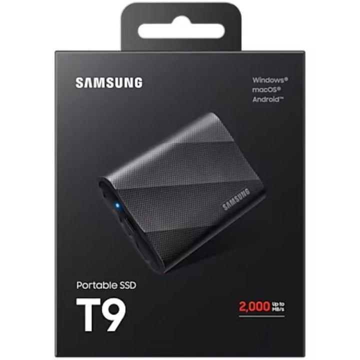 Disco Duro Samsung Portable T9 SSD Externo 2TB USB 3.2 Negro