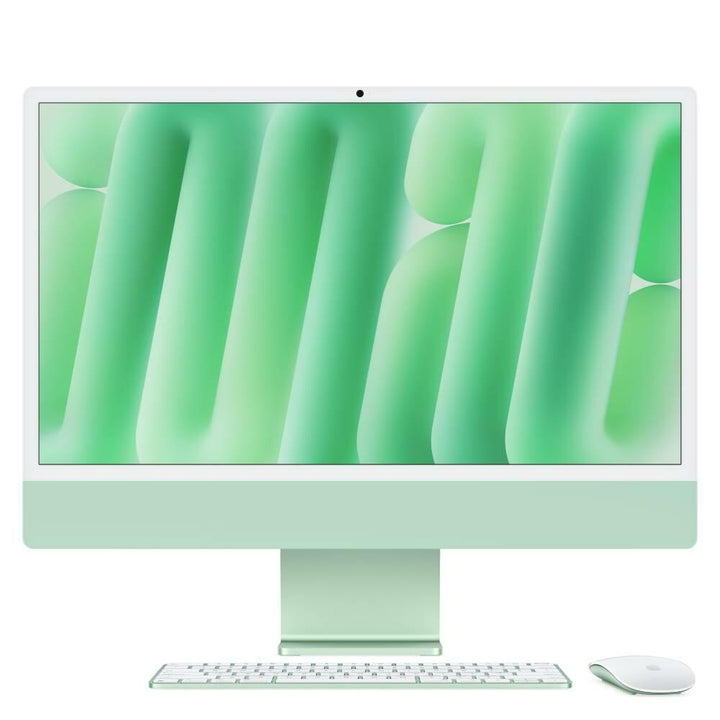 Apple iMac 24" 4,5K Chip M4 | 16GB RAM | 256GB SSD | CPU 8 núcleos | GPU 8 núcleos | Vidrio estándar | Magic Keyboard | Verde - MWUE3Y/A