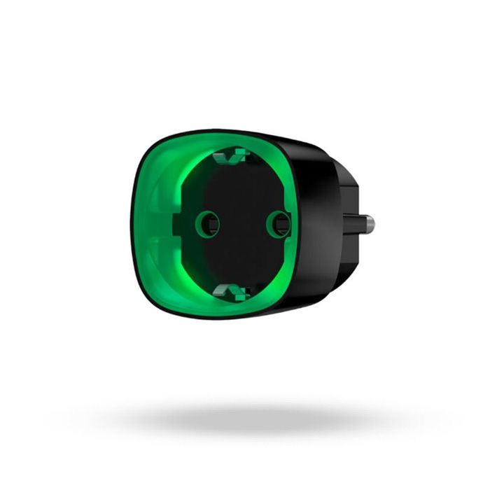 Enchufe Inteligente Inalambrico Ajax Con Monitor De Energía Negro