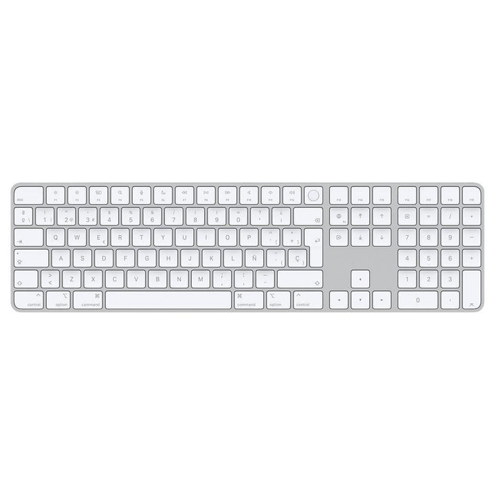 Apple Magic Keyboard con Touch ID Teclado numérico para Mac con chip Apple Blanco - MXK73Y/A