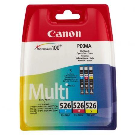 Multipack Canon Cli-526 - Cian - Magenta - Amarillo Original