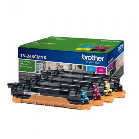 Multipack Toner Brother Tn243 (Negro - Cyan - Magenta - Amarillo) Original