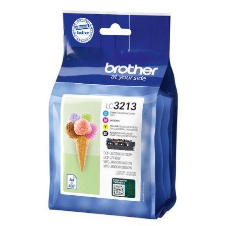 Pack 4 Cartuchos Brother Lc3213 - Negro - Cian - Magenta - Amarillo Original