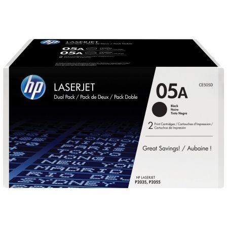 Toner Negro Hp 05A (2 Unidades) Original