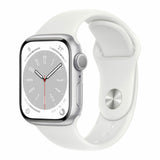Apple Watch Series 8 GPS 41mm Caja Aluminio Plata Correa deportiva Blanca - MP6K3TY/A
