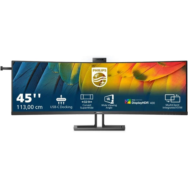 Monitor Philips 45B1U6900CH LED UltraWide Dual QHD 75Hz Curvo Webcam USB-C - 44.5"