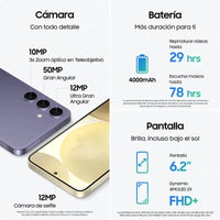 Samsung Galaxy S24 Gris Marble - 256GB - 8GB - 5G