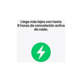 Apple AirPods Pro 3 Auriculares Bluetooth con Cancelación Activa de Ruido USB-C Blancos (MFHP4ZM/A)