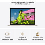 Apple MacBook Air 13" | Chip M5 | 24GB RAM | 1TB SSD | CPU 10 núcleos | GPU 10 núcleos | Azul Cielo - MDHK4Y/A