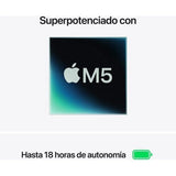 Apple MacBook Air 13" | Chip M5 | 24GB RAM | 1TB SSD | CPU 10 núcleos | GPU 10 núcleos | Azul Cielo - MDHK4Y/A