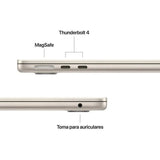 Apple MacBook Air 13" | Chip M5 | 16GB RAM | 512GB SSD | CPU 10 núcleos | GPU 8 núcleos | Blanco Estrella - MDHA4Y/A