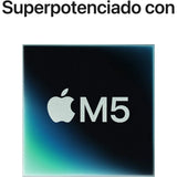 Apple MacBook Pro 14" | Chip M5 | 32GB RAM | 1TB SSD | CPU 10 núcleos | GPU 10 núcleos | Plata - MJ3E4Y/A