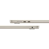 Apple Macbook Air 15.3" Chip M4 | 16GB RAM | 512GB SSD | CPU 10 núcleos | GPU 10 núcleos | Blanco Estrella - MC6K4Y/A