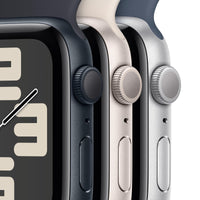 Apple Watch SE | GPS | 44mm | Caja Aluminio Blanco | Correa Loop deportiva Blanco Estrella | Única - MRE63QL/A