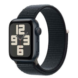 Apple Watch SE | GPS | 44mm | Caja Aluminio Medianoche | Correa Loop deportiva Medianoche | Única - MREA3QL/A