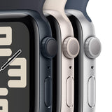 Apple Watch SE | GPS | 44mm | Caja Aluminio Medianoche | Correa deportiva Medianoche | M/L - MRE93QL/A