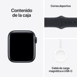 Apple Watch SE | GPS | 40mm | Caja Aluminio Medianoche | Correa deportiva Medianoche | M/L - MR9Y3QL/A