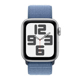 Apple Watch SE | GPS + Cellular | 44mm | Caja Aluminio Plata | Correa Loop deportiva Azul Invierno - MRHM3QL/A