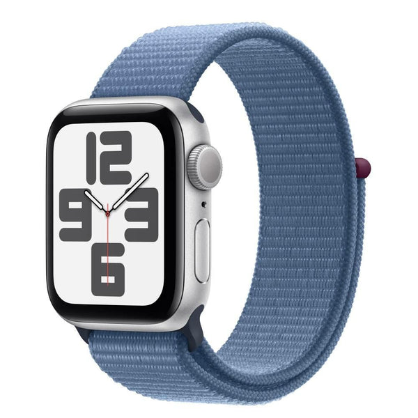 Apple Watch SE | GPS | 44mm | Caja Aluminio Plata | Correa Loop deportiva Azul Invierno | Única - MREF3QL/A