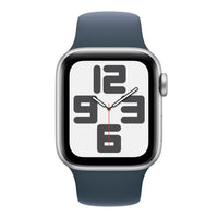 Apple Watch SE | GPS | 44mm | Caja Aluminio Plata | Correa deportiva Azul | S/M - MREC3QL/A