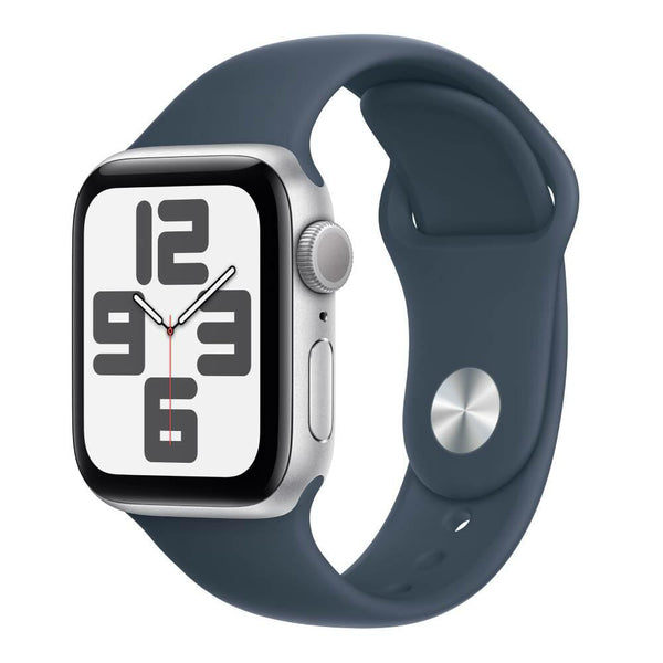 Apple Watch SE | GPS | 44mm | Caja Aluminio Plata | Correa deportiva Azul | S/M - MREC3QL/A