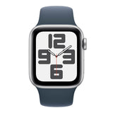 Apple Watch SE | GPS | 40mm | Caja Aluminio Plata | Correa deportiva Azul | S/M - MRE13QL/A