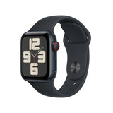 Apple Watch SE | GPS + Cellular | 40mm | Caja Aluminio Medianoche | Correa deportiva Medianoche | S/M - MRG73QL/A