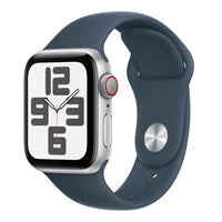 Apple Watch SE | GPS + Cellular | 44mm | Caja Aluminio Plata | Correa deportiva Azul | S/M - MRHF3QL/A