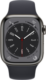 Apple Watch Series 8 GPS + Cellular 41mm Caja Acero Inoxidable Grafito Pulsera Deportiva Medianoche - MNJJ3TY/A