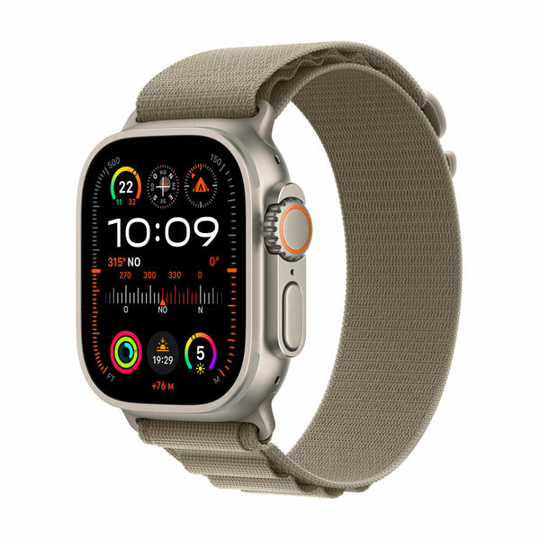 Apple Watch Ultra 2 | GPS + Cellular | 49mm | Caja Titanio | correa Loop Alpine Verde Oliva | Talla S - MREX3TY/A