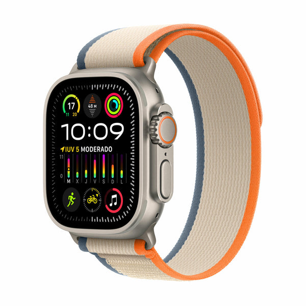 Apple Watch Ultra 2 | GPS + Cellular | 49mm | Caja Titanio | correa Loop Trail Naranja/beis | Talla S/M - MRF13TY/A