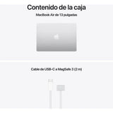 Apple MacBook Air 13" | Chip M5 | 24GB RAM | 1TB SSD | CPU 10 núcleos | GPU 10 núcleos | Plata - MDH94Y/A