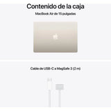 Apple MacBook Air 15.3" | Chip M5 | 24GB RAM | 1TB SSD | CPU 10 núcleos | GPU 10 núcleos | Blanco Estrella - MDVF4Y/A