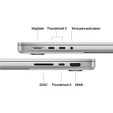 Apple MacBook Pro 14" | Chip M5 Max | 36GB RAM | 2TB SSD | CPU 36 núcleos | GPU 32 núcleos | Plata - MGDQ4Y/A