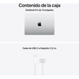 Apple MacBook Pro 14" | Chip M5 Pro | 24GB RAM | 1TB SSD | CPU 15 núcleos | GPU 16 núcleos | Plata - MGDN4Y/A