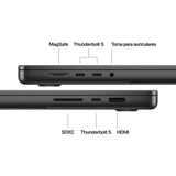 Apple MacBook Pro 16" | Chip M5 Pro | 24GB RAM | 1TB SSD | CPU 18 núcleos | GPU 20 núcleos | Negro Espacial - MGEA4Y/A