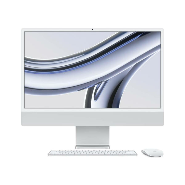 Apple iMac 24" 4,5K Chip M3 | 8GB RAM | 256GB SSD | CPU 8 núcleos | GPU 10 núcleos | Plata - MQRJ3Y/A
